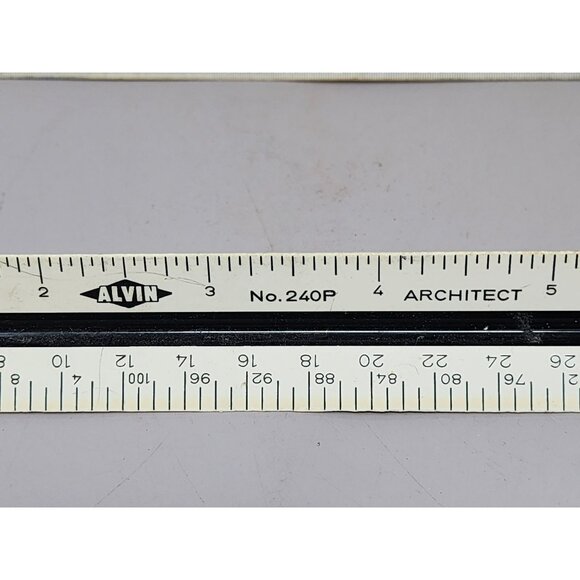 Vintage Ruler Set Westcott Fiskars Alvin Bruning Tools Architect Engineer Scales - Picture 4 of 10